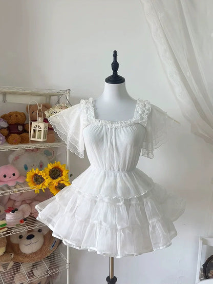 Yuexi - Plus Size Lolita Blouse Versatile Daily Loose Shirt