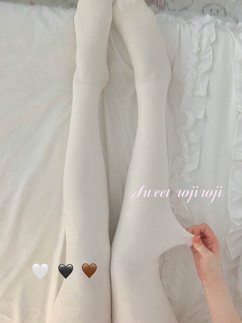 Roji roji - Cotton Lolita Pantyhose Thickened Winter Pantyhose Leggings