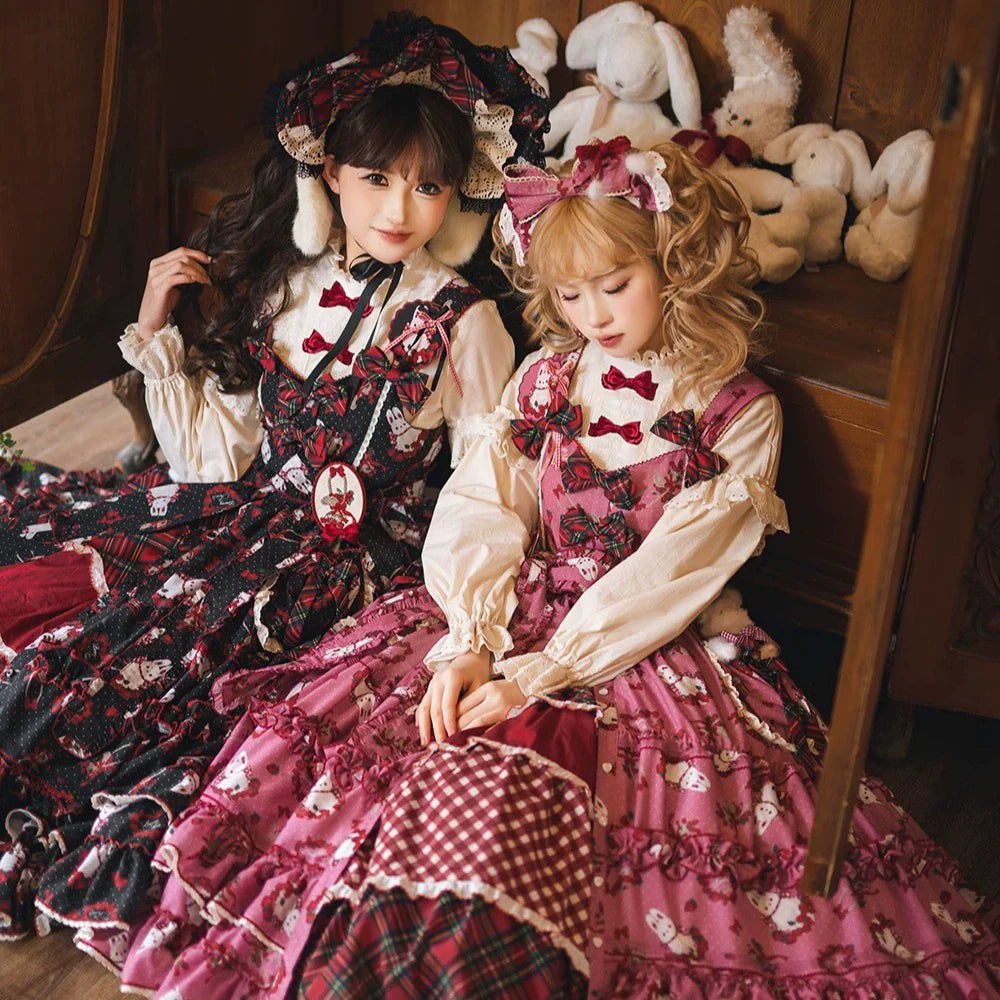 Miss Point - Forest Berry Bunny - Classic Lolita Accessory Cute Rabbit BNT KC and Brooch