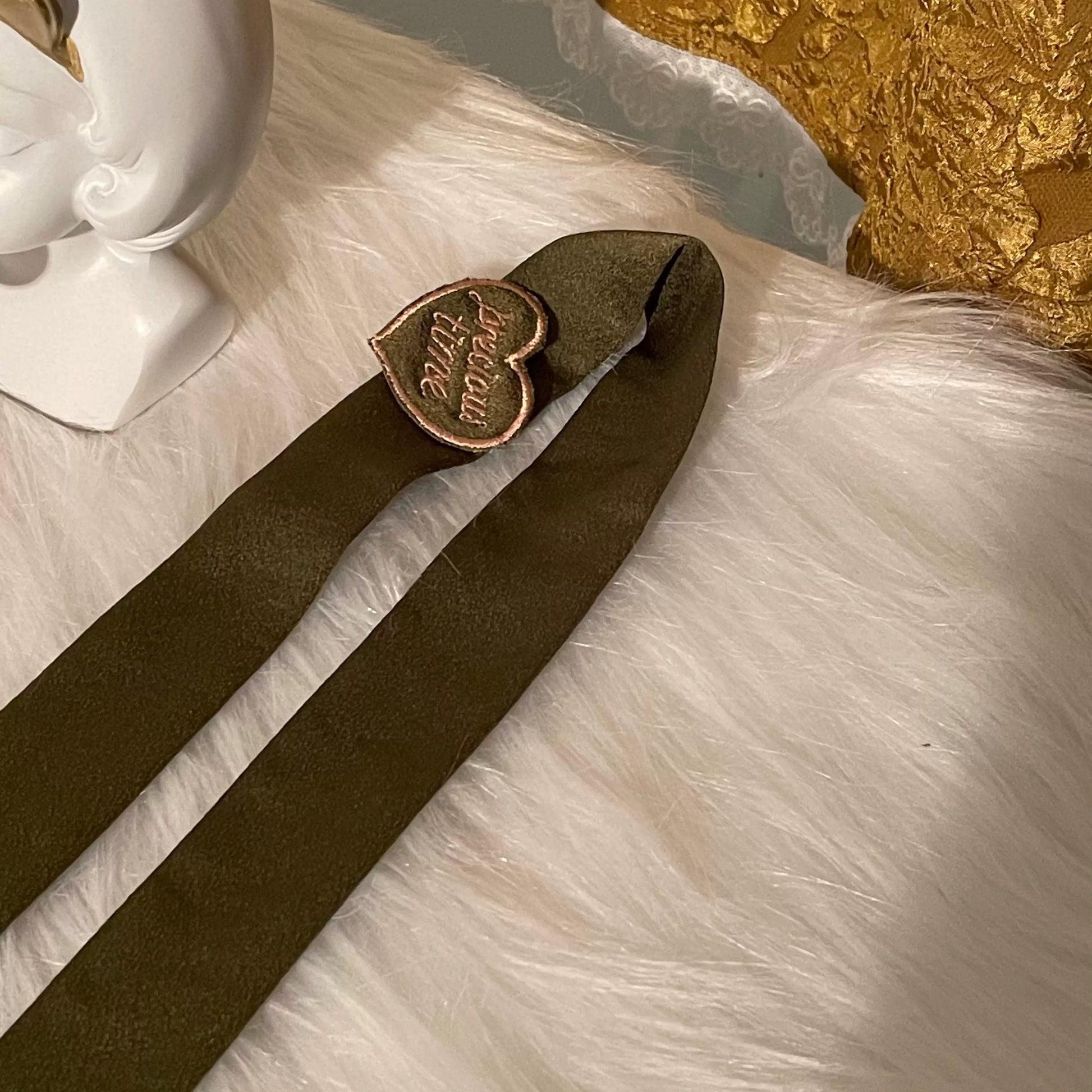 ZJstory - Gold Age - Retro Lolita Bow Necktie