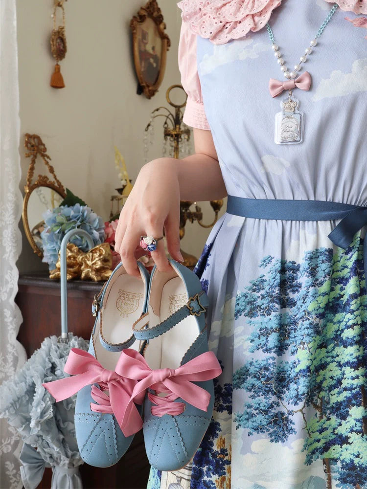 MR.Qiutian - Pictorial Girl - Han Lolita Shoes Retro Lolita Chinese Style Shoes