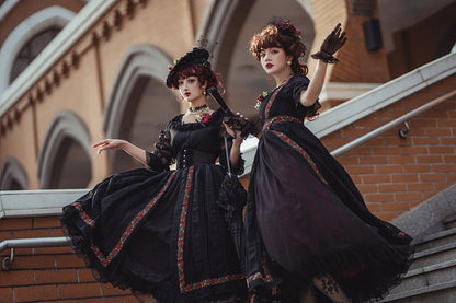 Miss point - Sally's Garden - Country Lolita Straw Top Hat