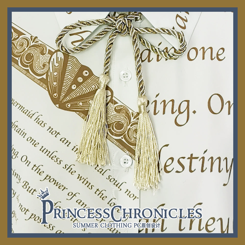 Princess Chronicles - Dark Fairy Tale - Ouji Lolita Casual Shorts Shirts