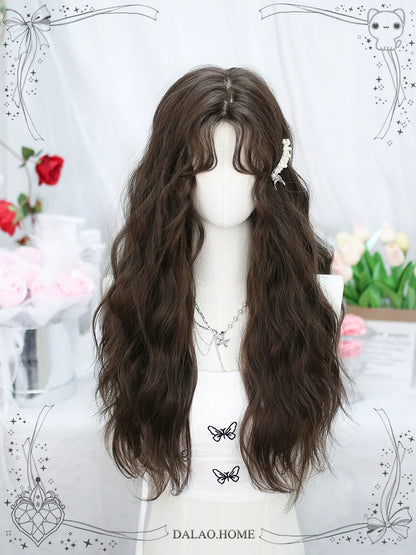 Dalao Home - Fallen - Daily Lolita Wigs Cold brown Long Hair