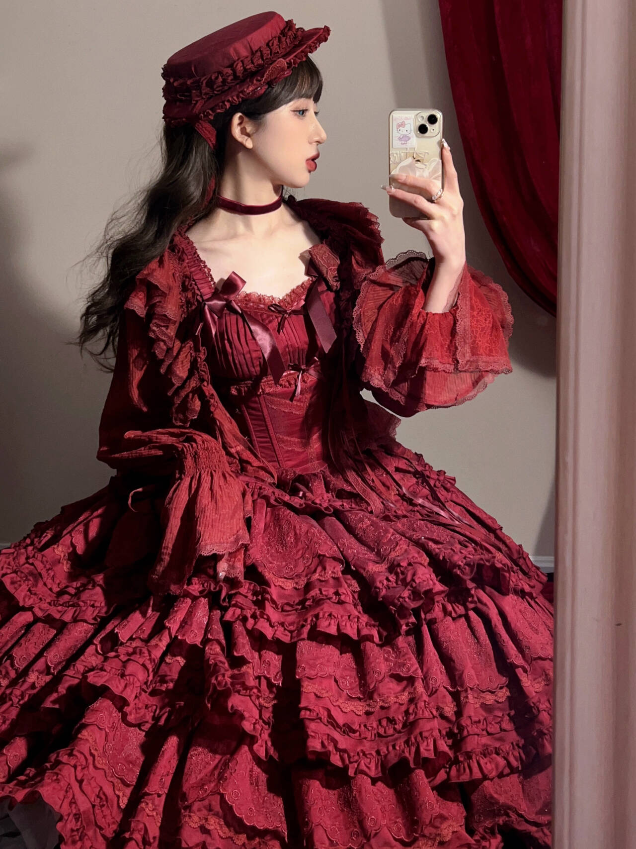 MEEKWIND - Miss Flora - Elegant Lolita Bodice Suit Tiered Skirt