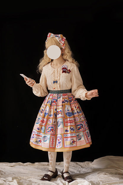 Miss Point - Vintage American Double-layer Lolita Blouse