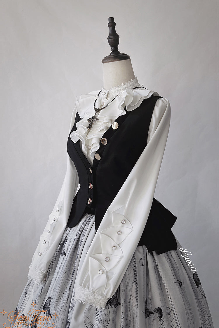 Sentaro - Dark Forest - Elegant Baroque Lolita Blouse