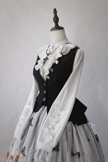 Sentaro - Dark Forest - Elegant Baroque Lolita Blouse