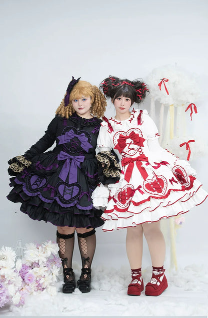 Chubby Cat Diary - Icing Sugar Gift Box - Plus Size Sweet Lolita JSK Dress Set