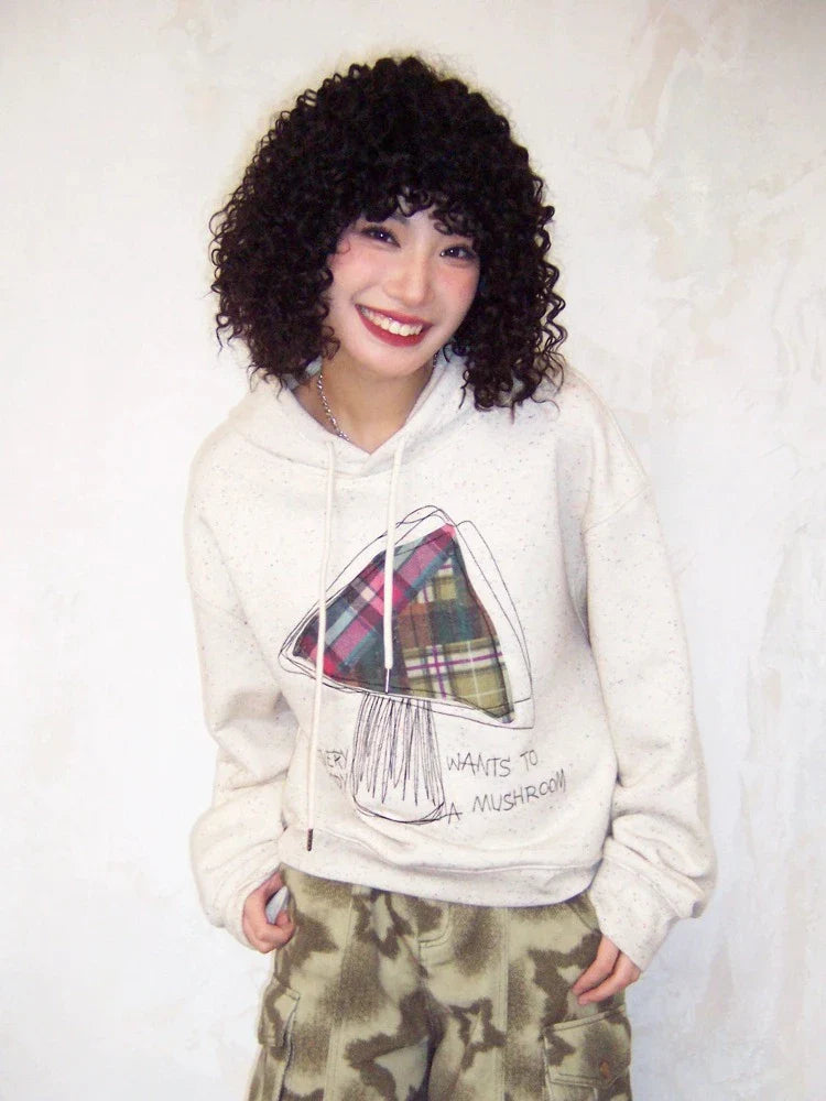 Hooded embroidered sweatshirt【s0000006559】