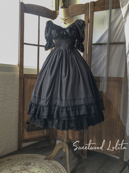Sweet Wood - CLA Vintage French Lolita OP Dress