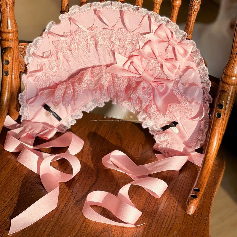 MAID - Elegant Lolita Bonnet Velvet Lolita Hat