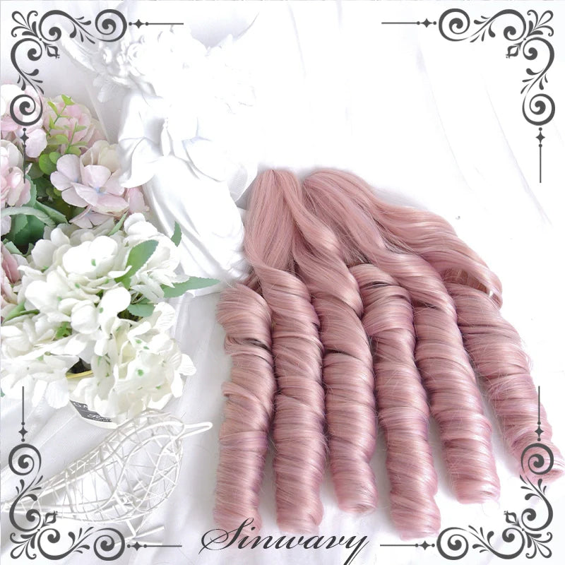 Sinwavy - Sweet Lolita Wig, Detachable Roman Curl Ponytail