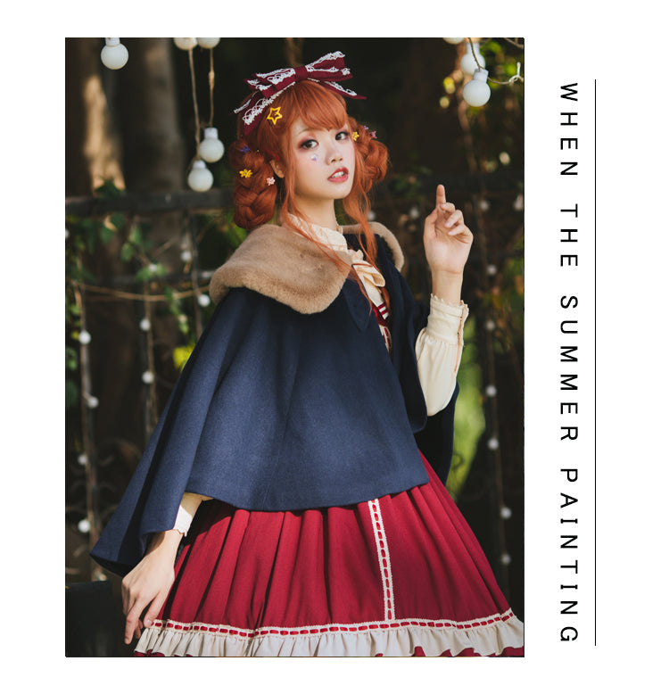 Eieyomi - Miss Betty - Lolita Autumn and Winter Wool Cape