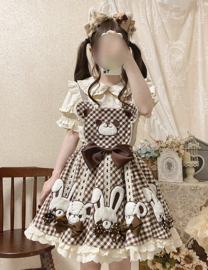 MIST - Creamy Condensed Milk - Kawaii Lolita Shirt Soft Girl Short-sleeved