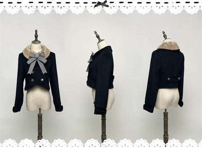 LeMiroir - Winter Solstice - Elegant Lolita Winter Short Coat & SK