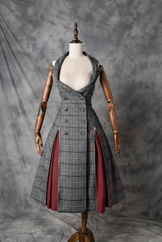 Vancy - Drunken Dreams - Vintage Lolita Dress Mutton Sleeve Shirt