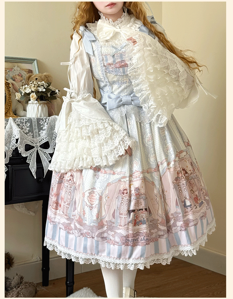 Niu Niu - Plus Size Lolita Blouse, Princess Sleeves