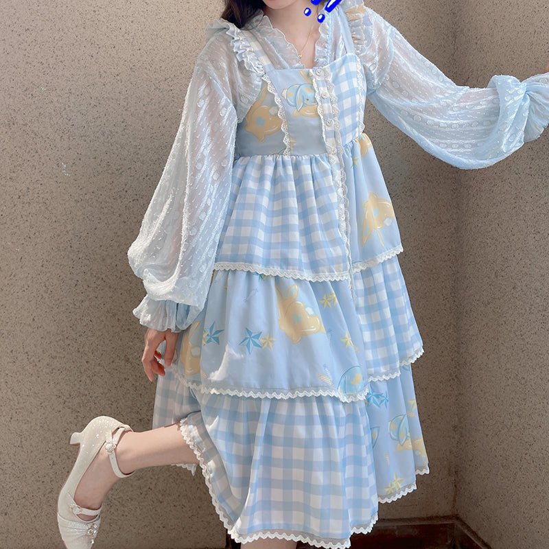 Sakurada Fawn - Chiffon Puff Sleeve Lolita Cardigan