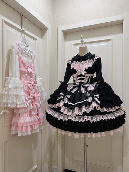 Sugar Girl - Flower Ode - Doll-like Sweet Lolita Jumper Dress