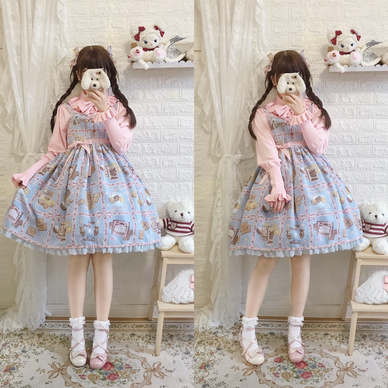 PPX STUDIO - Sweet Lolita Woolen Sweater Multicolors