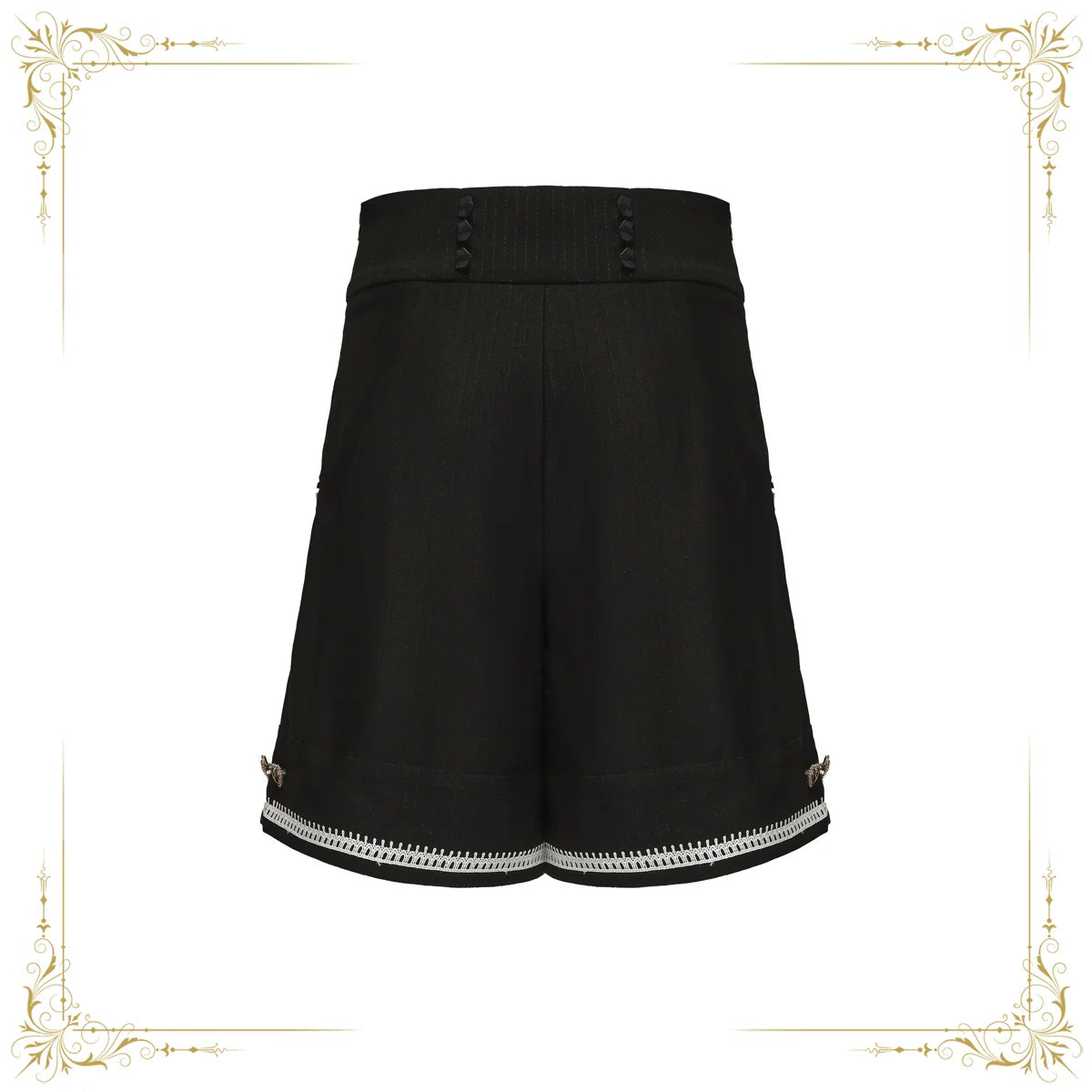 Immortal Thorn - Immortal Duke of Rabbit - Ouji Lolita Shorts With Heart-Shaped Detail