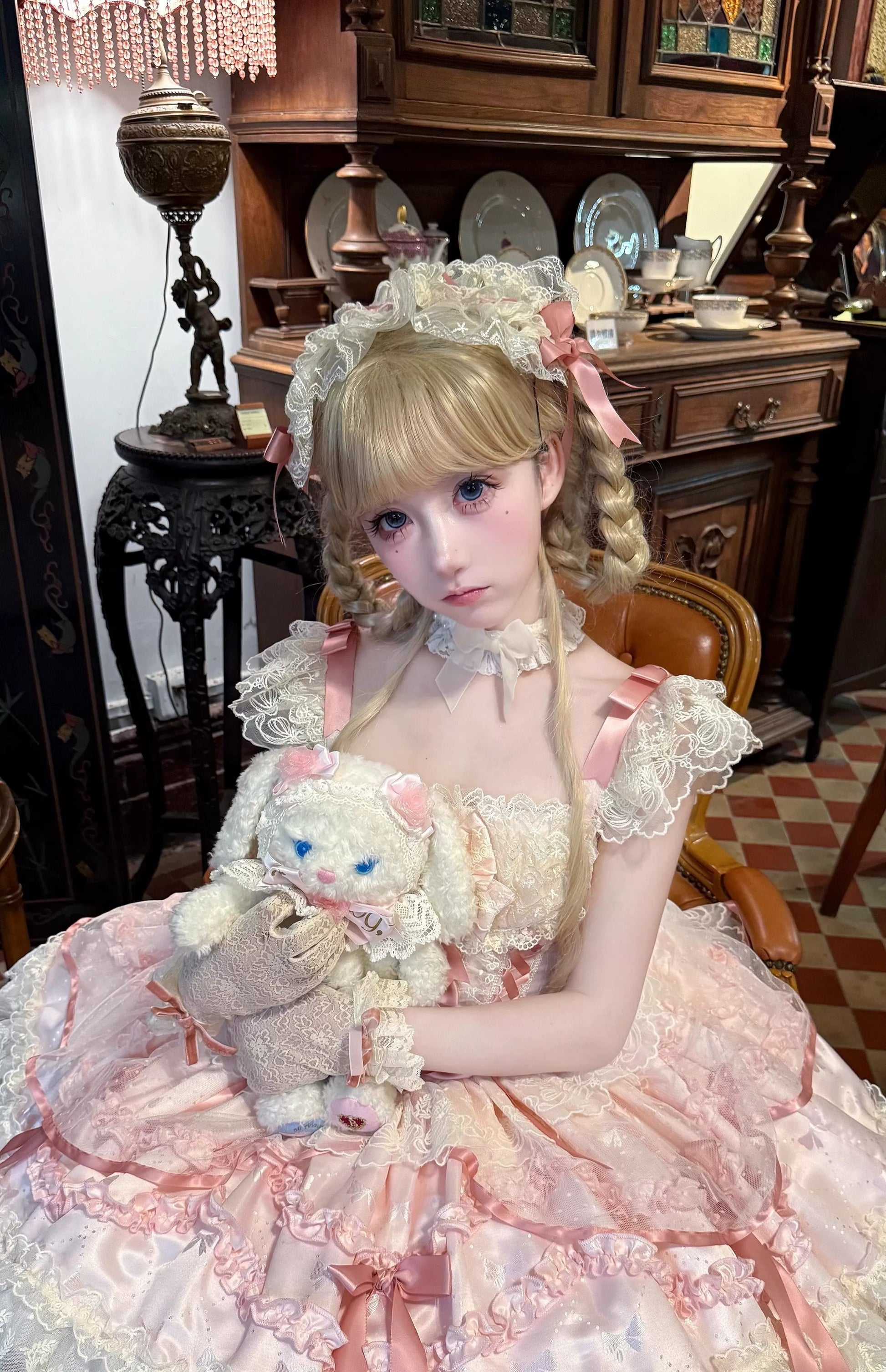 Sugar Girl - Dream Whisper Butterfly - Ballet-Inspired Sweet Lolita JSK Dress