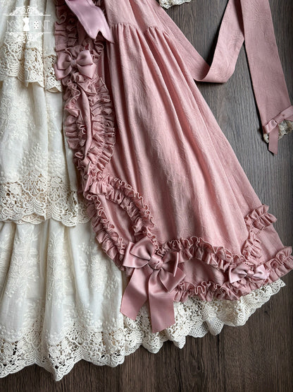 Miss Point - Lilyka Garden - Classic Lolita OP Dress Set Elegant Floral Wall Princess Sleeve