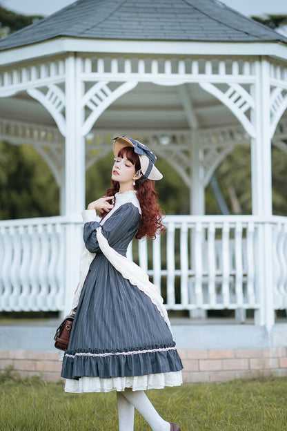 Miss point - Rose Silhouette - Vintage Classic Lolita OP