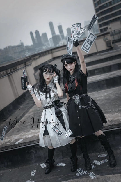 Your Highness - Evil Python 2.0 - Military Lolita Gothic OP Dress