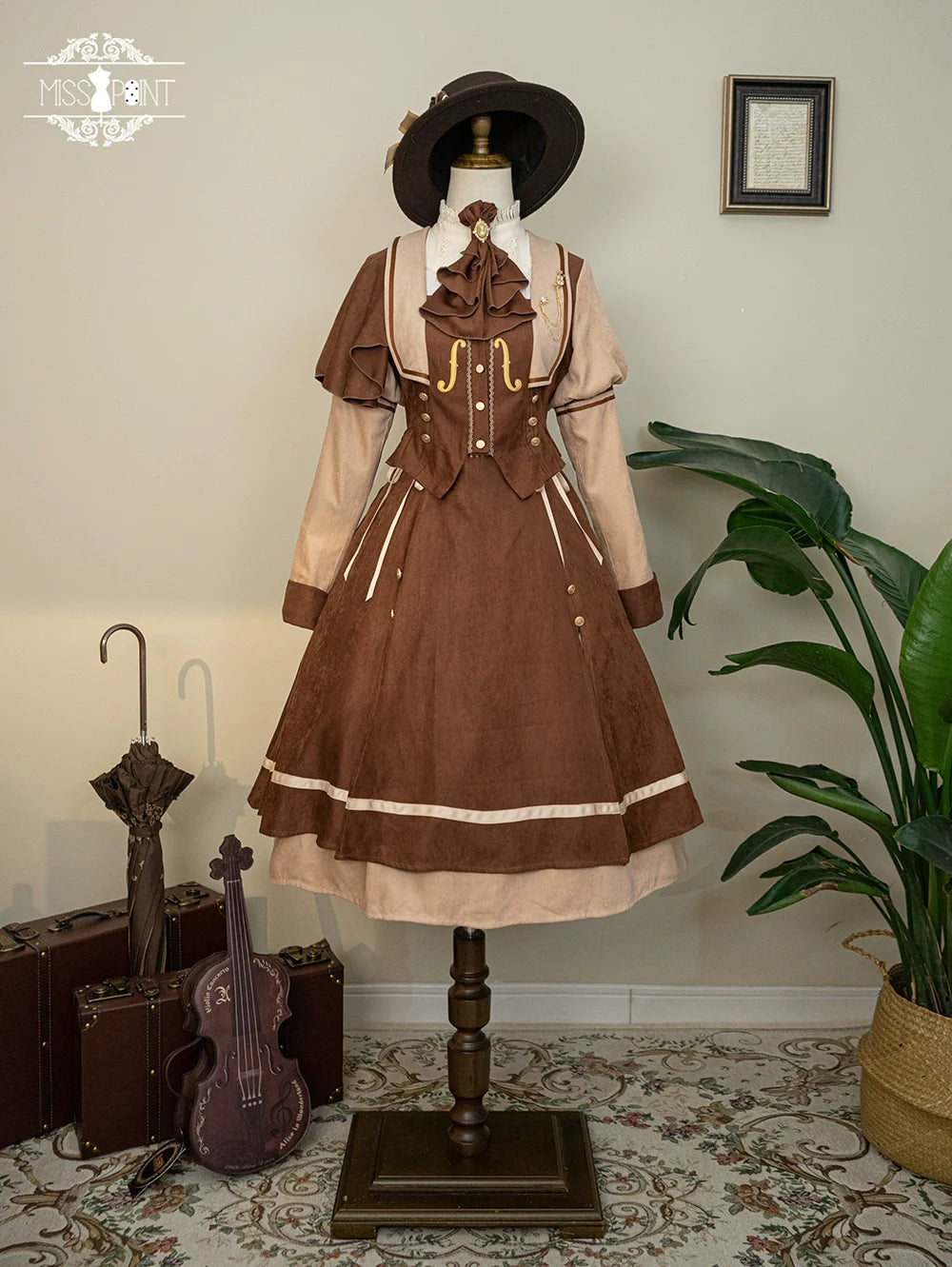 Miss Point - Elegant Lolita Coat - Golden Movement Customized Short Coat