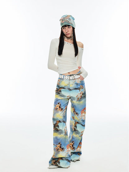 Off-shoulder slim tops【s0000007040】