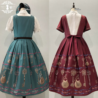 Miss Point - Antique Key - Elegant Lolita JSK Retro Lolita Dress