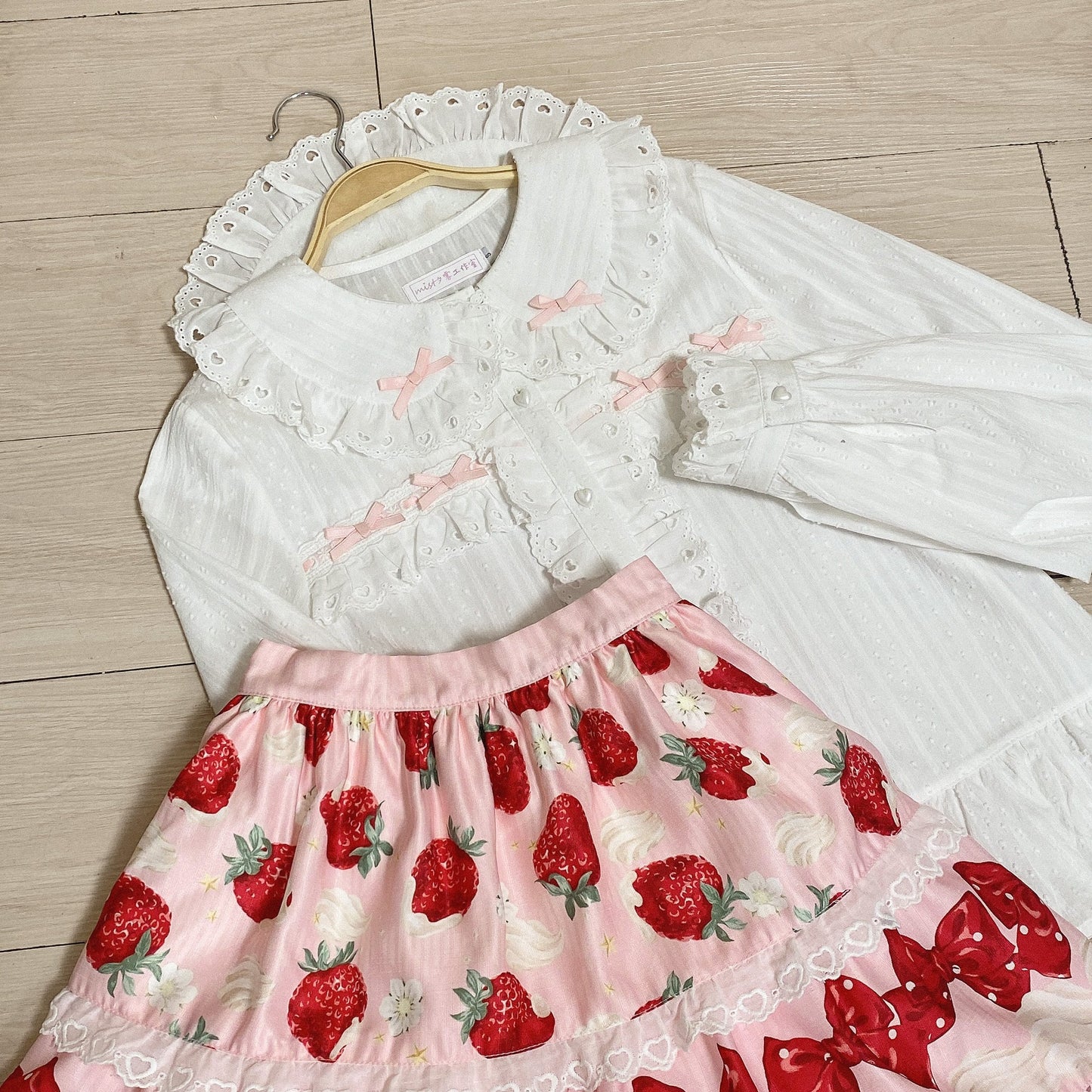 MIST - Sweet Lolita Blouse Doll Collar Multicolor