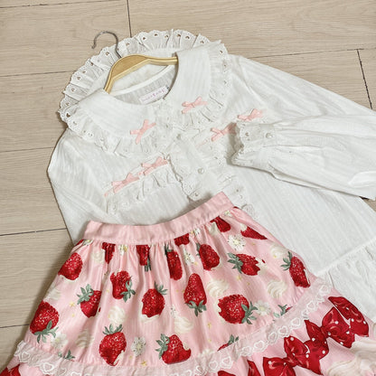 MIST - Sweet Lolita Blouse Doll Collar Multicolor