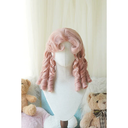 Imperial Tea - Retro Lolita Wig Short Roman Curl Hairpiece