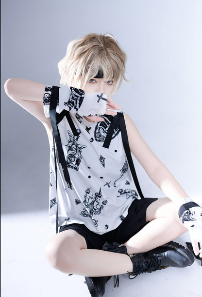 Princess Chronicles - Shadow Story - Sleeveless Daily Summer Shirt