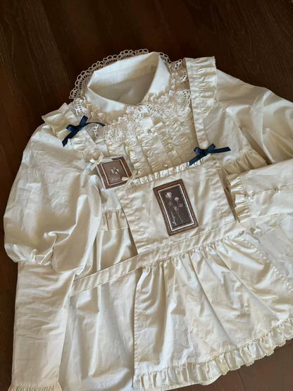 Babyblue - Gretel Bear - Vintage Lolita Dress Teddy Bear Prints Dress