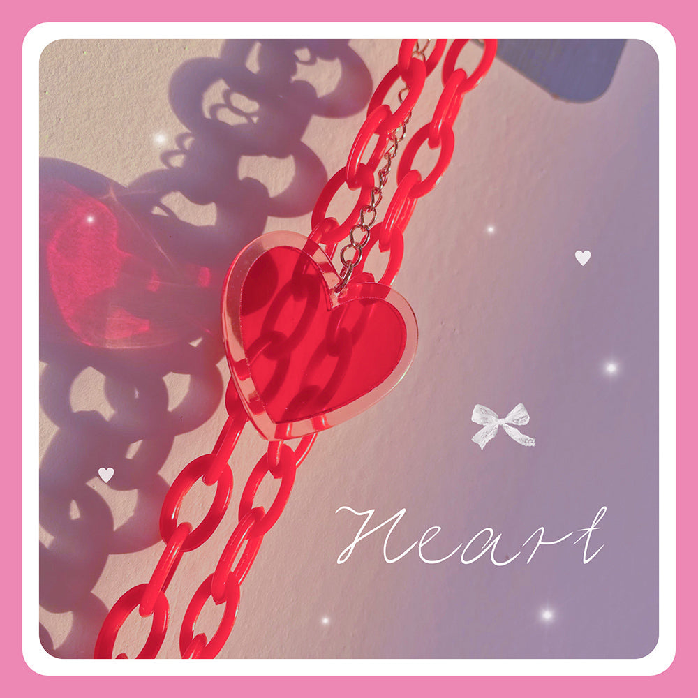 Halloween Alice - Sweet Cherry Lolita Plastic Necklace Ring