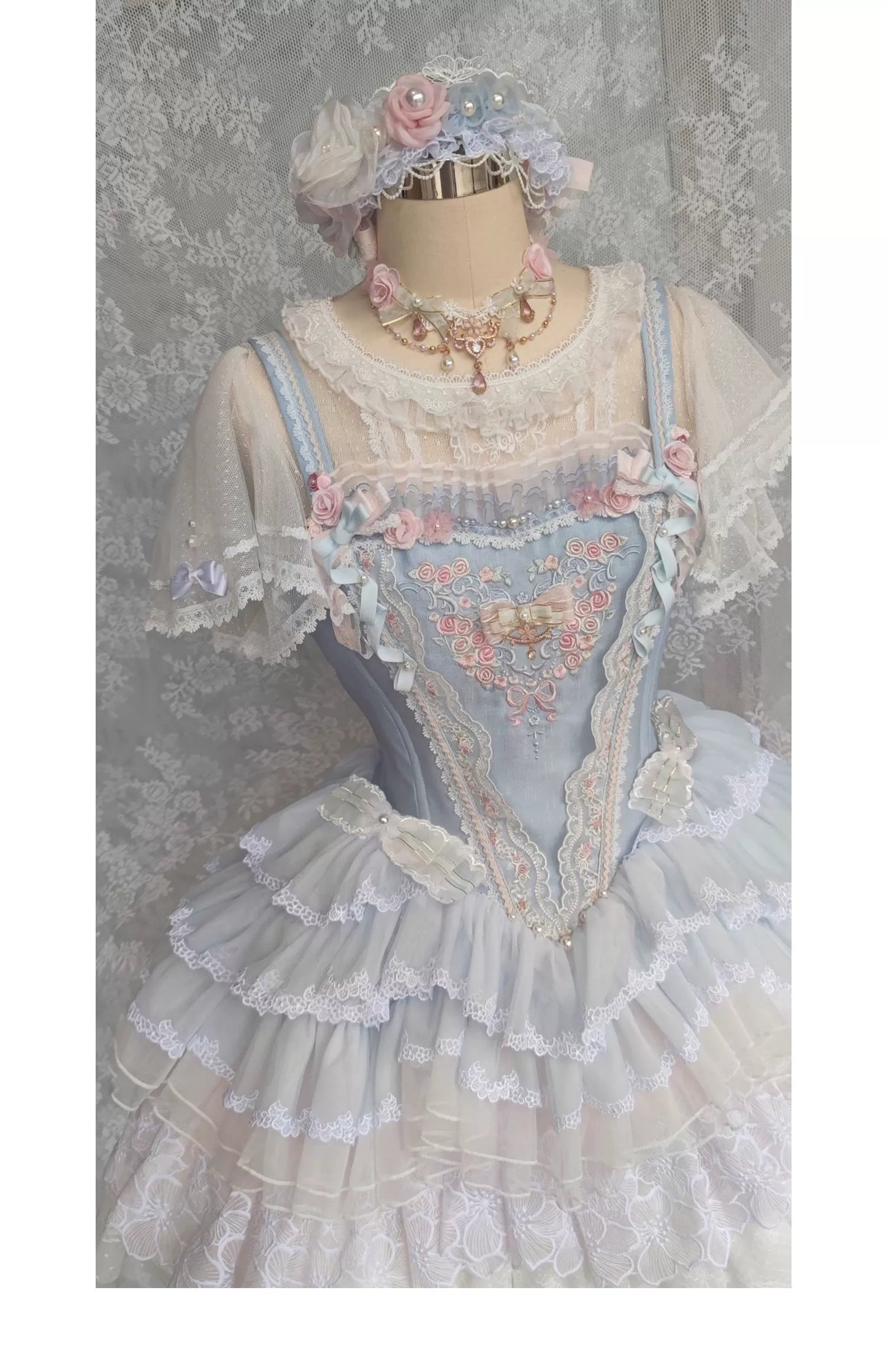Garden Cat - Princess Sleeve Classic Lolita Blouse