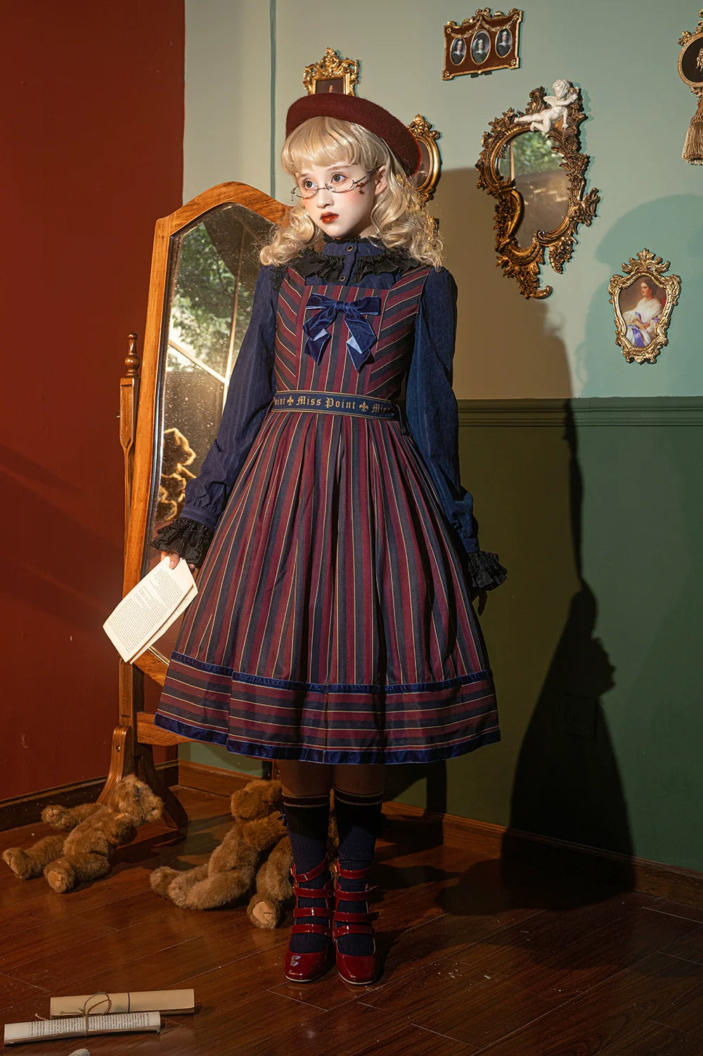 Miss Point - Custom-Made Lolita Elegant Stand Collar Lolita Shirt