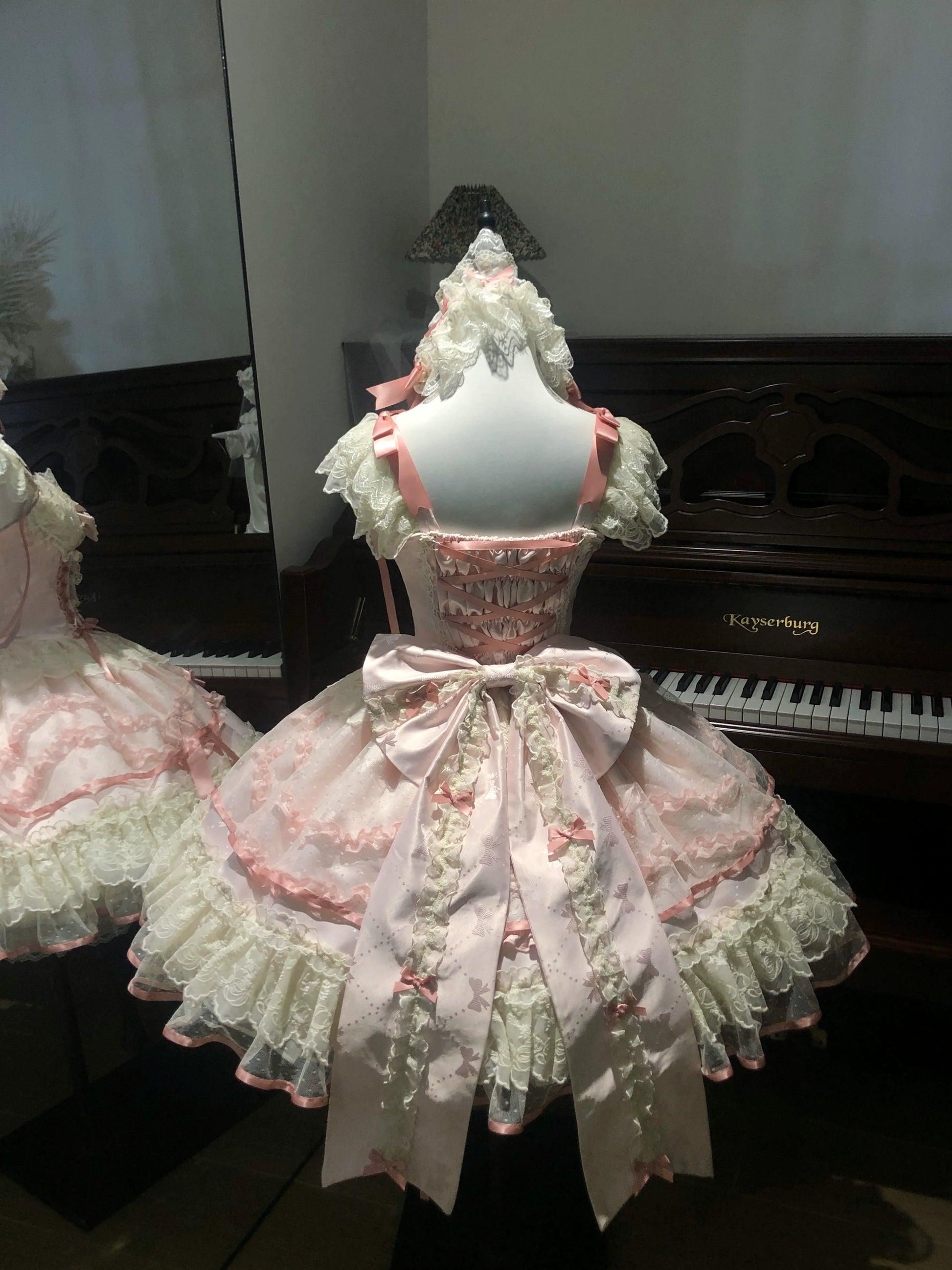Sugar Girl - Dreamy Butterfly - Ballet-style Sweet Lolita JSK Dress With Large Bow Trailing