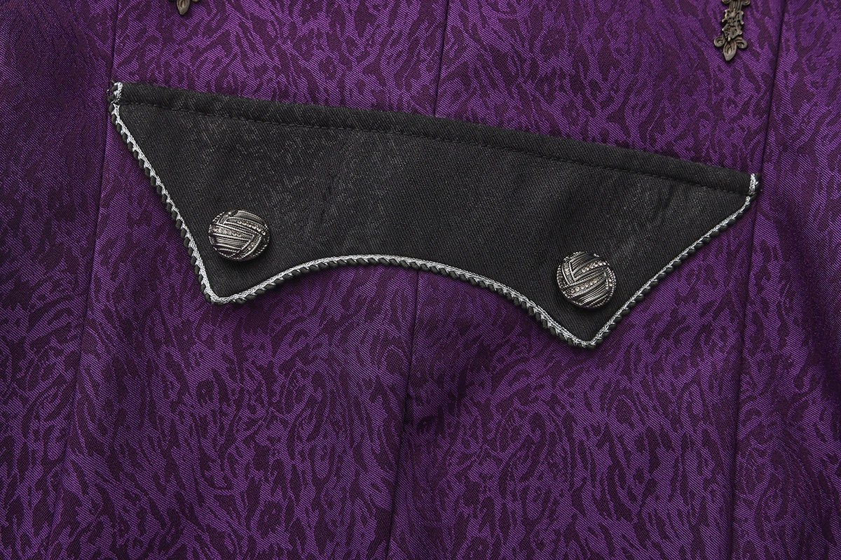 Immortal Thorn - Eternal Crimson Moon Forest - Ouji Lolita Tailcoat Jacket