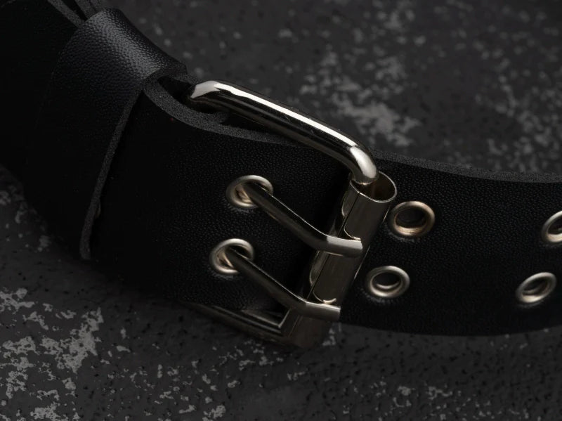 Strange Sugar - Gothic Lolita KC Faux Leather Punk Lolita Hair Accessories