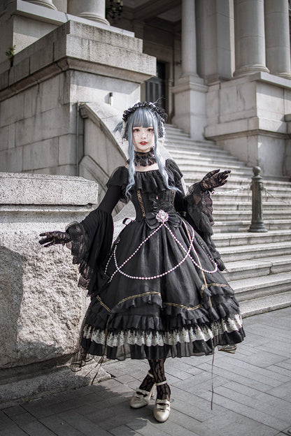 Fairy Tales - Fate Quartet Bridal Lolita Gothic JSK Dress