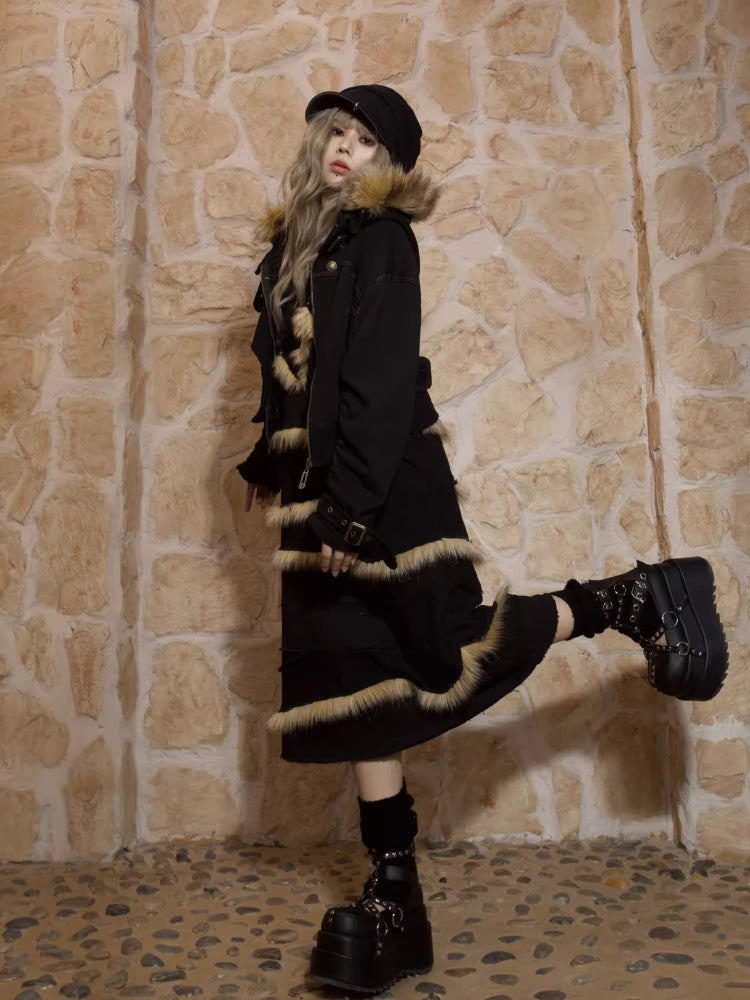 Original fur skirt【s0000005677】
