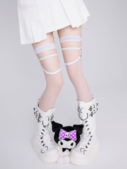 Arrive on the first floor - Punk Lolita Lace Stockings