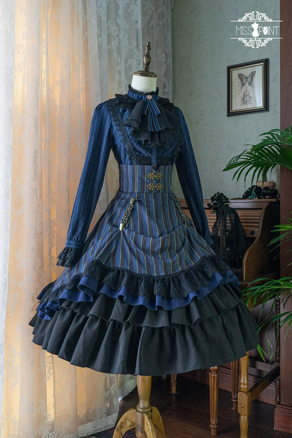 Miss Point - Custom-Made Lolita Elegant Stand Collar Lolita Shirt
