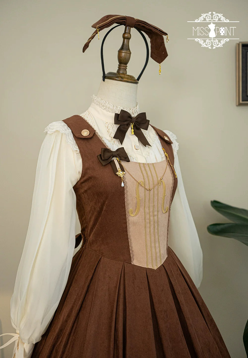 Miss Point - Customized Lolita Jumper Dress - Elegant College Lolita JSK