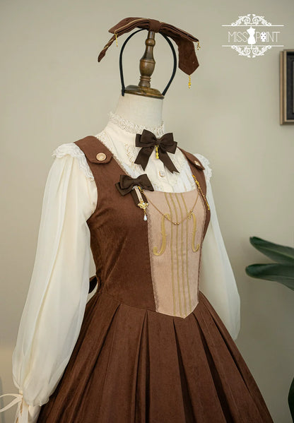Miss Point - Customized Lolita Jumper Dress - Elegant College Lolita JSK